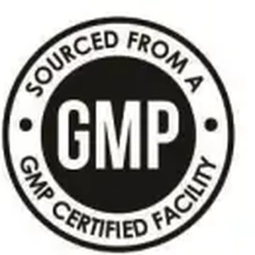 Sourced from a GMP certified facility badge