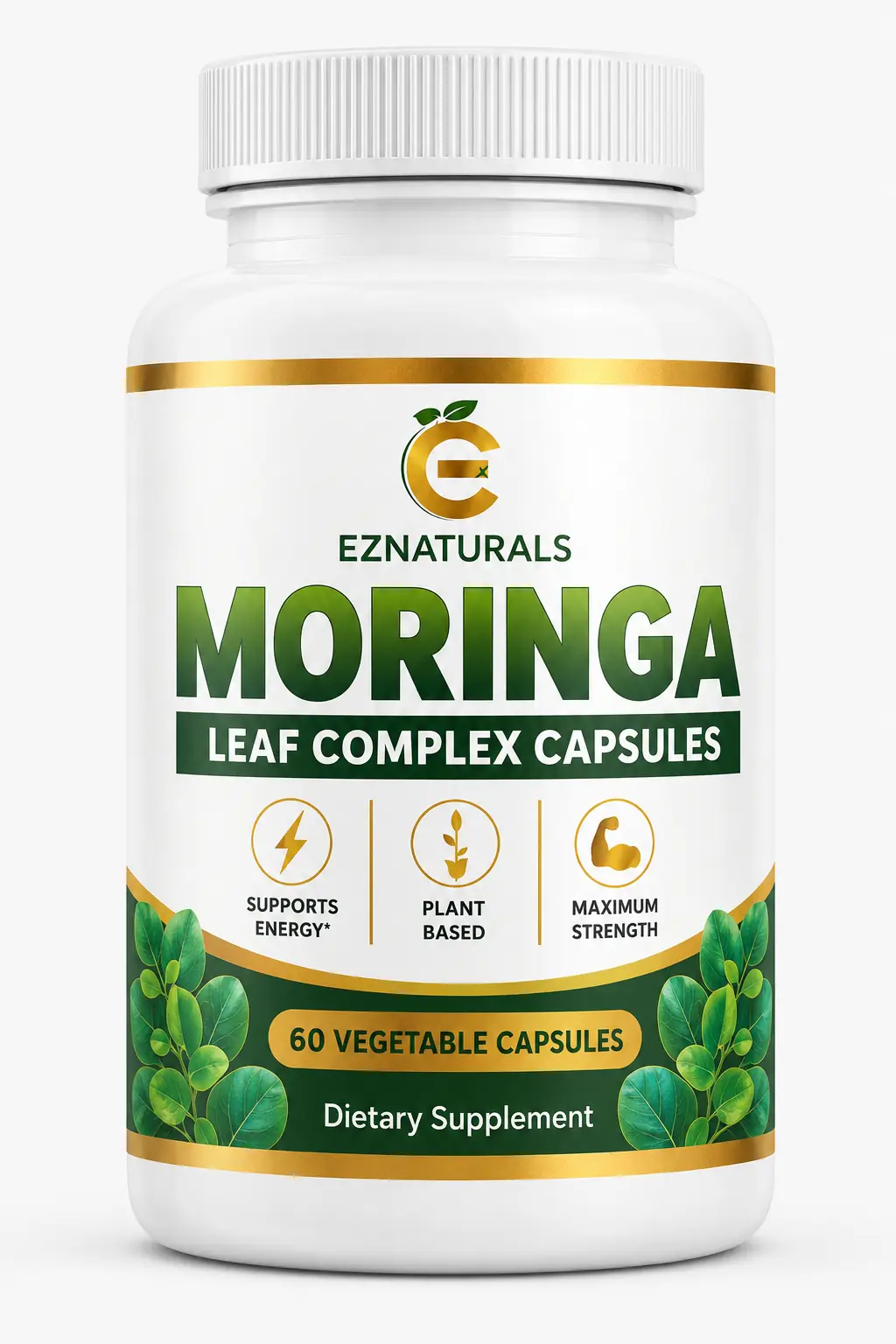 Moringa Leaf Complex capsules, 60 vegetable capsules